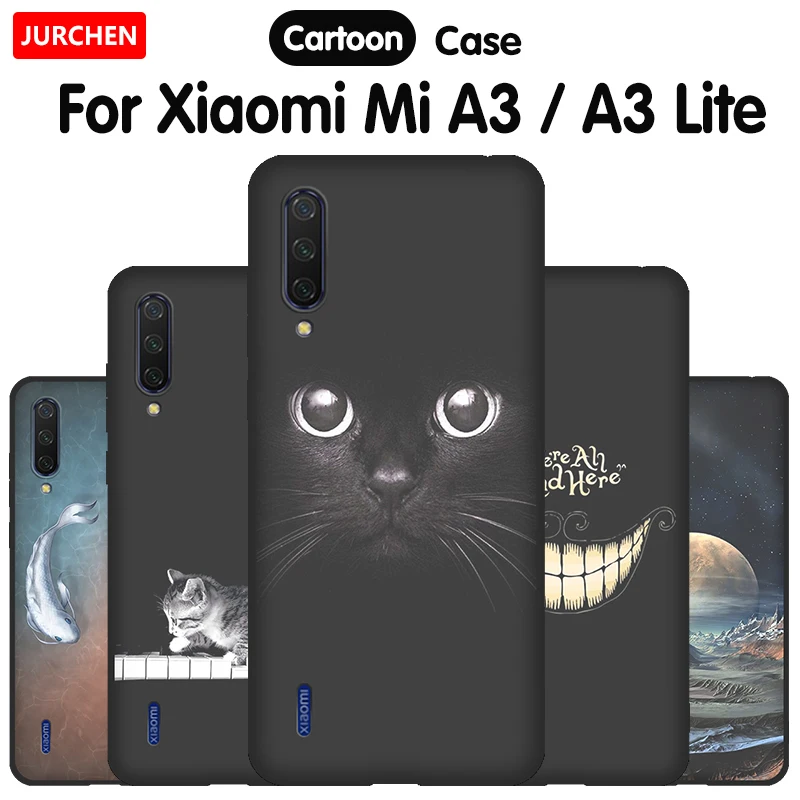 JURCHEN силиконовый чехол для телефона с мультяшным рисунком Xiaomi MiA3 A3Lite CC9e мягкая