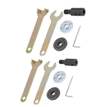 

2 set Drill Spindle Adapter Grinding Polishing Shaft Motor Blade Adapter Connecting Rod Sleeve - M10-8mm & M10-5mm