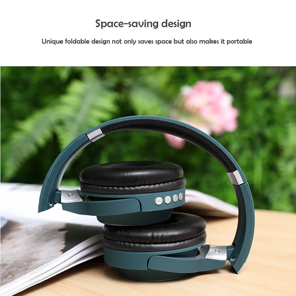 Senza Fili Bluetooth 5,0 делла запонки над ушами ламенто дель руморе HIFI стерео микрофон шумоподавление эхо отмена