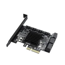 

5/8/10/16 Port SATA 6Gbps to PCI Express Controller Card PCIe to SATA III Adapter Converter PCI-e Riser Expansion Adapter Board