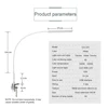 Светодиодная настольная лампа с длинной ручкой 10 Вт, Гибкая Настольная лампа с зажимом, регулируемая яркость и цветовая защита глаз для спа... ► Фото 2/6