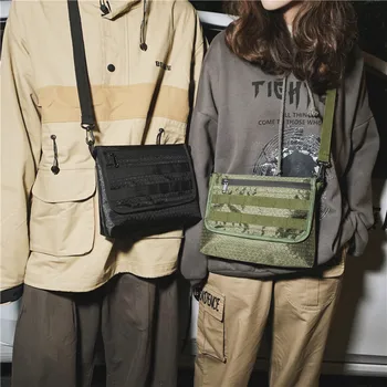 

2020 Men's Crossbody Bag Phone Bag Street Leisure Women's Shoulder Bag Simple Functional Waterproof Tooling Bag Bolsa Feminina