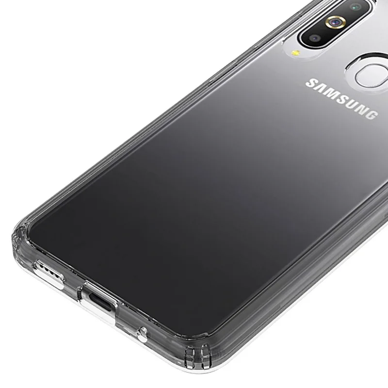 Для samsung A60 чехол 6,3 ''Кристальный Гибридный Бампер прозрачная твердая акриловая задняя крышка для samsung Galaxy A60 A606 A 60 чехол для телефона s