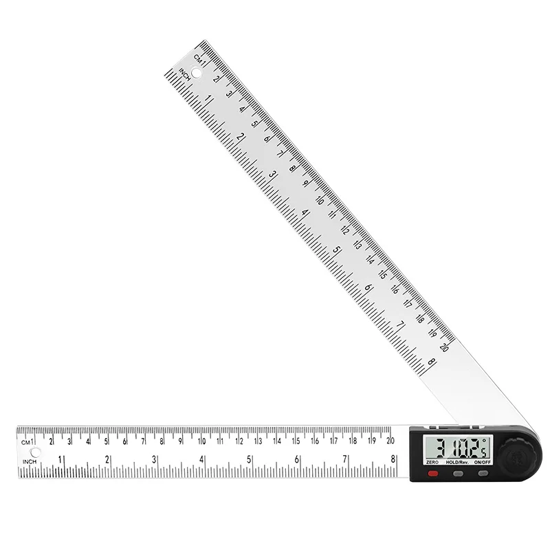 Digital protractor Angle ruler 200mm 8inch Angle Finder Meter Plastic 360 degree protractor inclinometer
