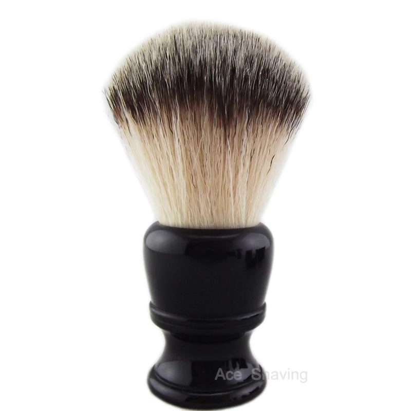 Синтетические волосы из нейлона щетка для влажного бритья для мужчин, очищающее мыло, инструмент для удаления бороды - Цвет: Mold 1 knot size24mm