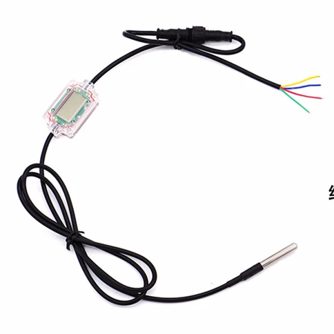 

Single Temperature Sensor RS485 Output DS18B20 digital display high-precision temperature acquisition module MODBUS 1.5m Sensor