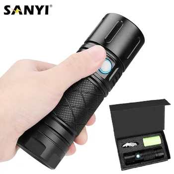 

LED Tactical Flashlight 3 Modes XML L2 Torch USB Rechargeable 18650 Linterna Waterproof Lamp Portable Lantern For Night Fishing