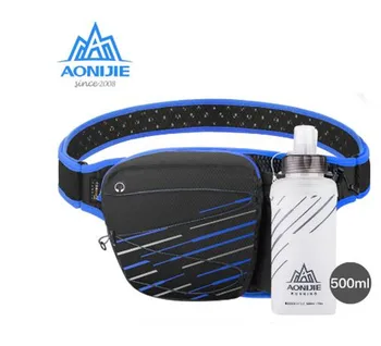 

AONIJIE Running Hydration Belt Women Men Sport Running Hip Waist Bagf Jogging Gym Waist Pack For 500ml Water Bottle