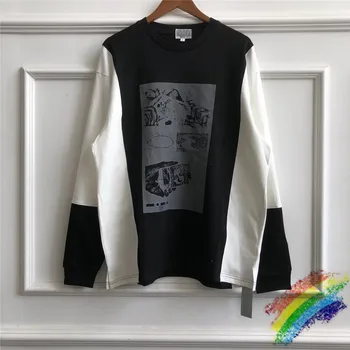 

CAVEMPT C.E19ss SILVER CARD LONG SLEEVE T-Shirts Men Women High Quality Streetwear Tees Mens CAVEMPT T Shirt