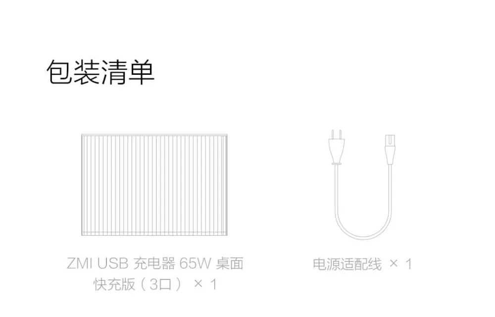 Xiaomi ZMI Настольный Зарядное устройство 65 Вт PD3.0 3 Порты и разъёмы USB 2C1A для Android iOS переключатель PD 3,0 QC Max соло c1-65w c2-18w A-18w