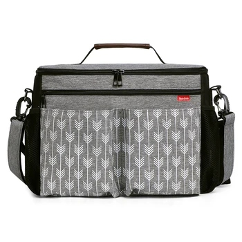 

2020 LANDUO Mommy Stroller Storage bags Baby Multi-function diaper tote bag Oxford waterproof Accessories Carriage MPB80