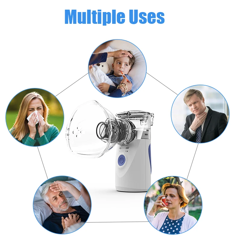 Портативный Перезаряжаемый ингалятор Nebulizer Мини Ручной Бесшумный