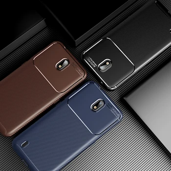 

100pcs/lot Carbon Fiber Phone Back Case For Nokia C1 2.3 7.2 6.2 2.2 3.2 X71 1 Plus 4.2 Soft Silicone TPU Coque