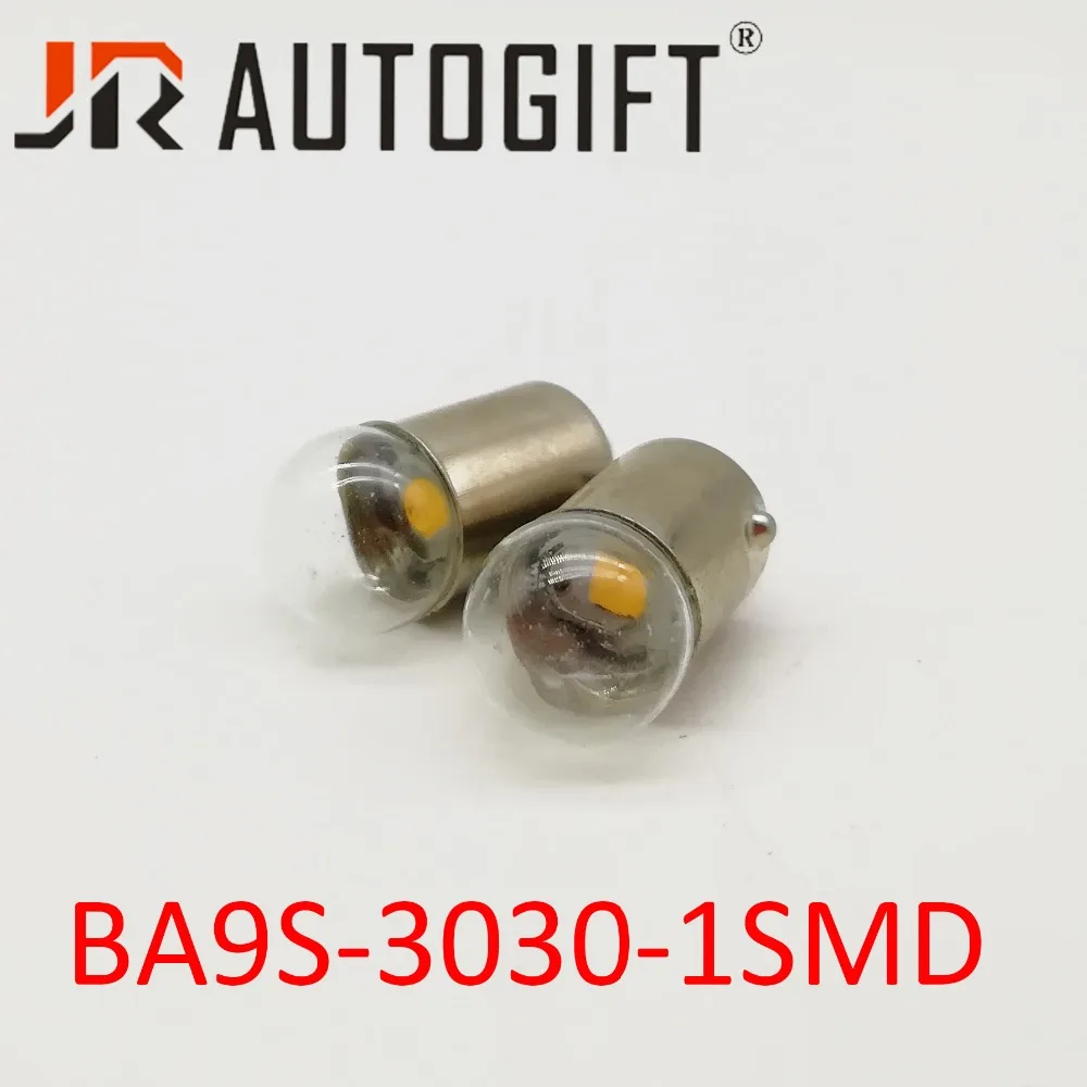 Оптовая продажа 500 шт. 12 В 24 BA9S 3030 1SMD светодиодсветильник лампа для автомобильного