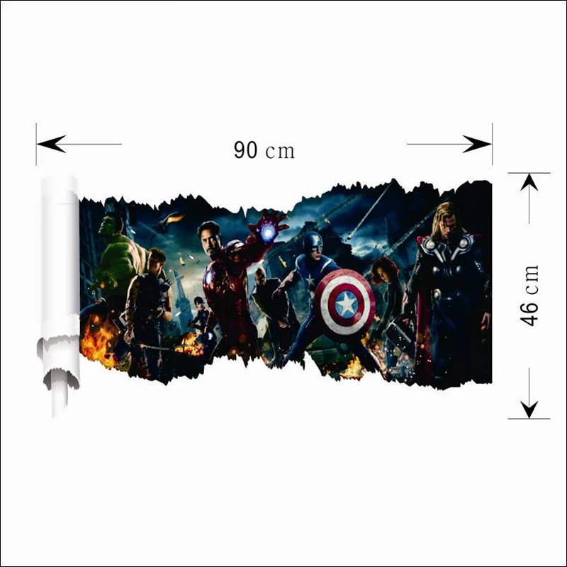 Marvel Avengers Wall Sticker For Home Kids Room Bedroom Decor Mural Art Gifts Decals Marvel Avengers Wall Sticker For Home Kids Room Bedroom Decor Mural Art Gifts Decals