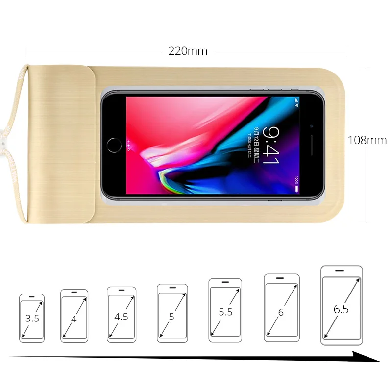 Универсальный Водонепроницаемый Чехол для iPhone 11 Pro X XS MAX 8 7 6s 5 Plus крышка мешок сумка чехол для samsung xiaomi huawei