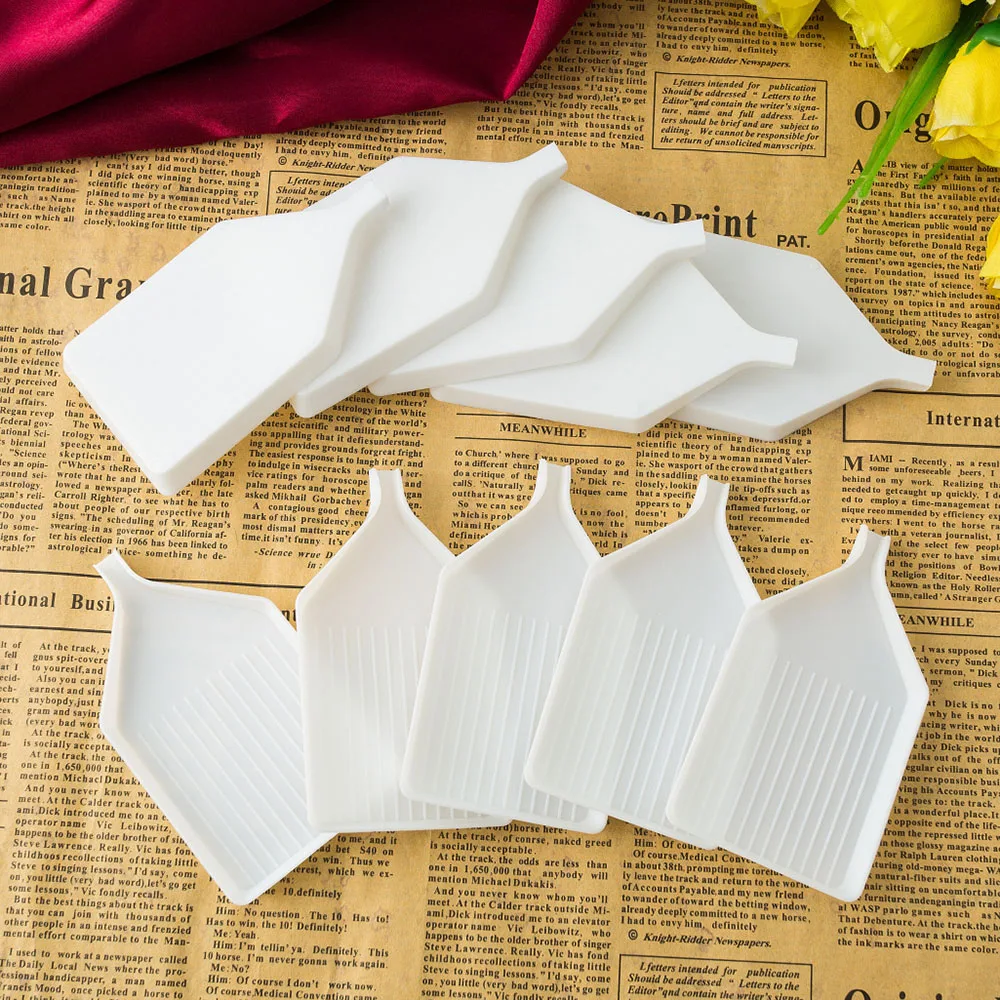 

10 Pcs DIY Diamond Painting Accessories Tray Drill Plate Large Capacity 5D Diamond Painting Cross Stitch Embroidery Tools