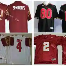 Высокое качество, штат Флориды Семинолы, ФСУ,# Deion Sanders,#80 Рашад Грин, далвин Кук Дейон Сандерс для мужчин Джерси