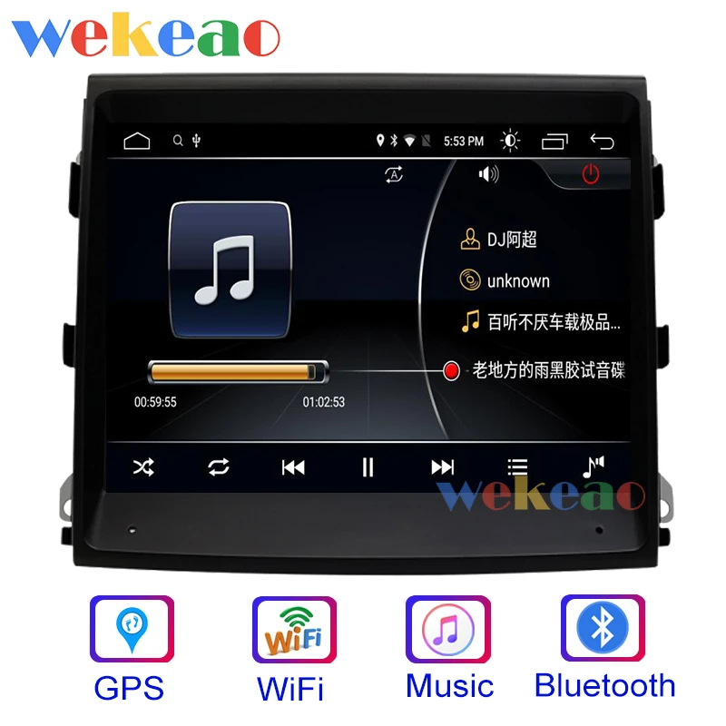 Wekeao 8 4 &quotсенсорный экран 2 Din Android 9 0 автомобильное радио с GPS для Porsche машина Panamera Dvd