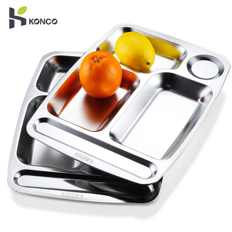 Stainless Steel Lunch Container Lunch Box Stainless Steel Tray
