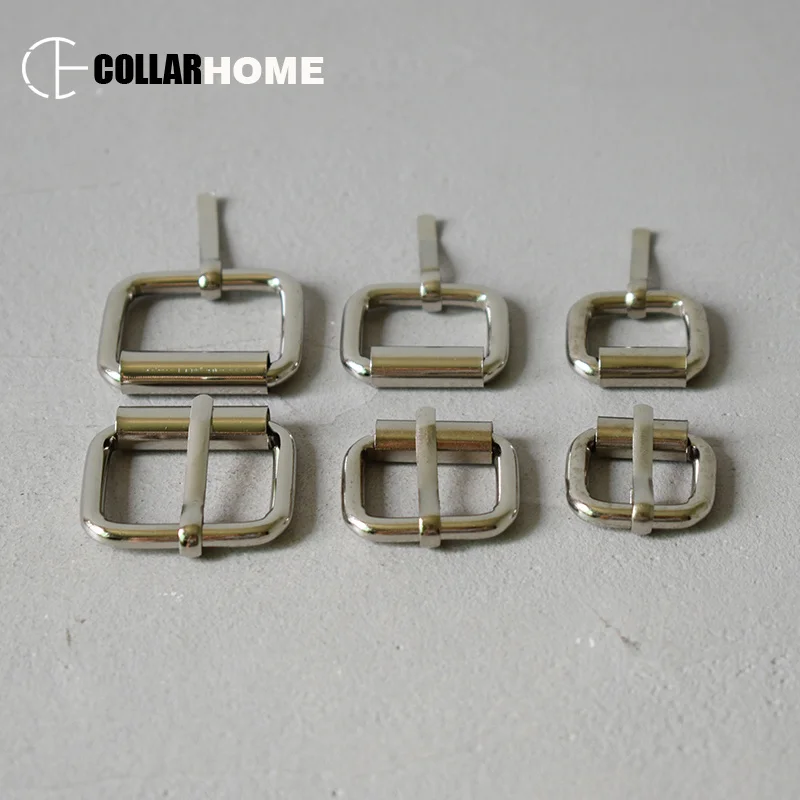 

20pcs 15mm 20mm 25mm Metal pin buckle adjuster hardware for 25mm leather belt handbag backpack bag dog collar DIY accessories