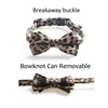 Leopard Print Bowknot Cat Collar Adjustable Buckle Kitty Bow Tie with Bells Puppy Chihuahua Small Dogs Collars Pets Supplies ► Photo 2/6