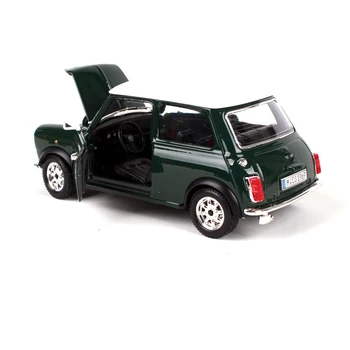 

BBURAGO Diecast Model 1:24 Scale 1969 Mini Cooper Car Bus Model Toys Gifts Green Car Model
