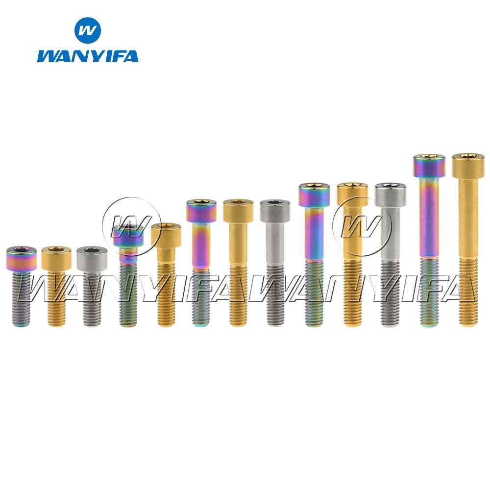 

Titanium Ti M8X 40 45 50 60 70mm Allen Key Socket Head Screw for Bicycle Motorcycle Car Titanium Bolts M8 Motor Parts