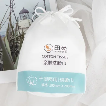 

50-100pcs Cotton Makeup Remover Non-Woven Wash Towel Wet and Dry Baby Cotton Soft Towel Bag Disposable Face Cleaning Makeup