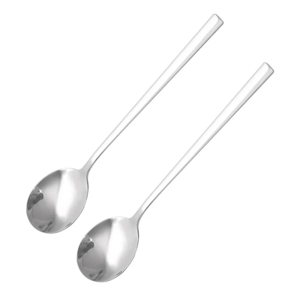 4pcs Stainless Steel Spoon Household Set with Long Handle Spoon(Korean Spoons） | Дом и сад