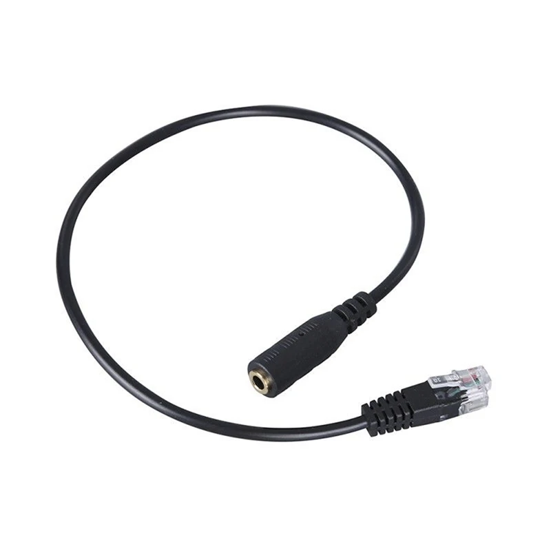 

Headset Buddy 3.5mm Smartphone Headset To RJ9 Phone Adapter Cable Useful Jack