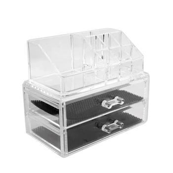 

Acrylic Makeup Case Jewelry Display Storage Cosmetic Stand Organizer Holder Box
