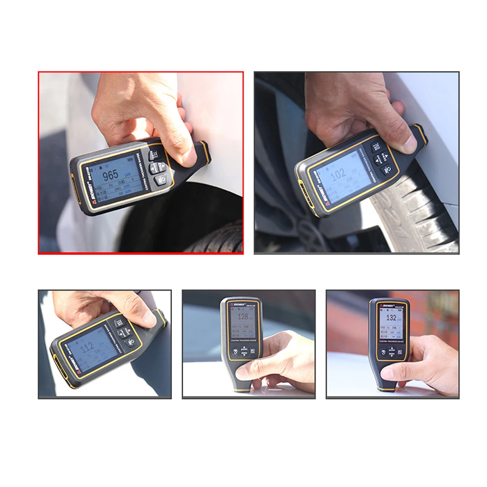 SNDWAY SW-6310A цифровой измеритель толщины покрытия краски ручной тестер толщины покрытия измеритель толщины