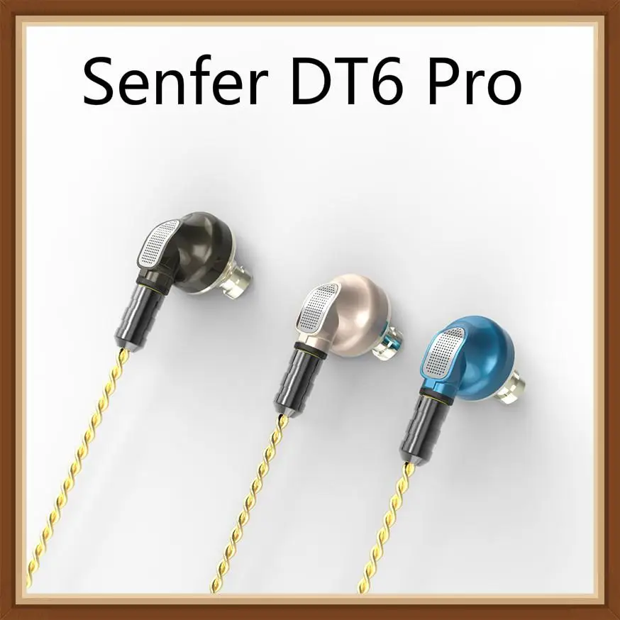 SENFER DT6 PRO 2BA+ 1DD пьезо гибридные наушники в ухо HIFI спортивные наушники для бега съемный кабель PT25 PT15 DT8 T2 ZST V80