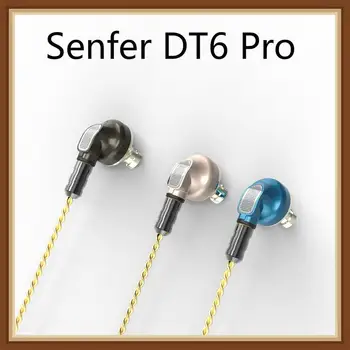 

SENFER DT6 PRO 2BA+1DD Piezo Hybrid In Ear Earphone HIFI Running Sports Earplug Earbud Detachable Cable PT25 PT15 DT8 T2 ZST V80