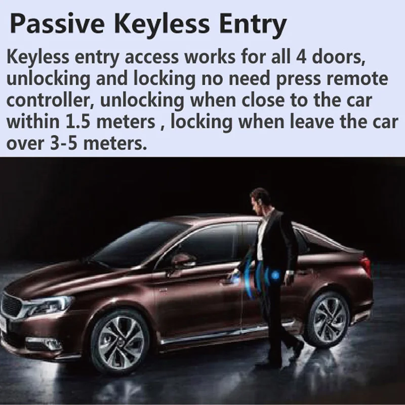Car Remote Starter APP Bluetooth Control Push Start Passive Keyless Entry Remote Start for Mitsubish Nissan etc.
