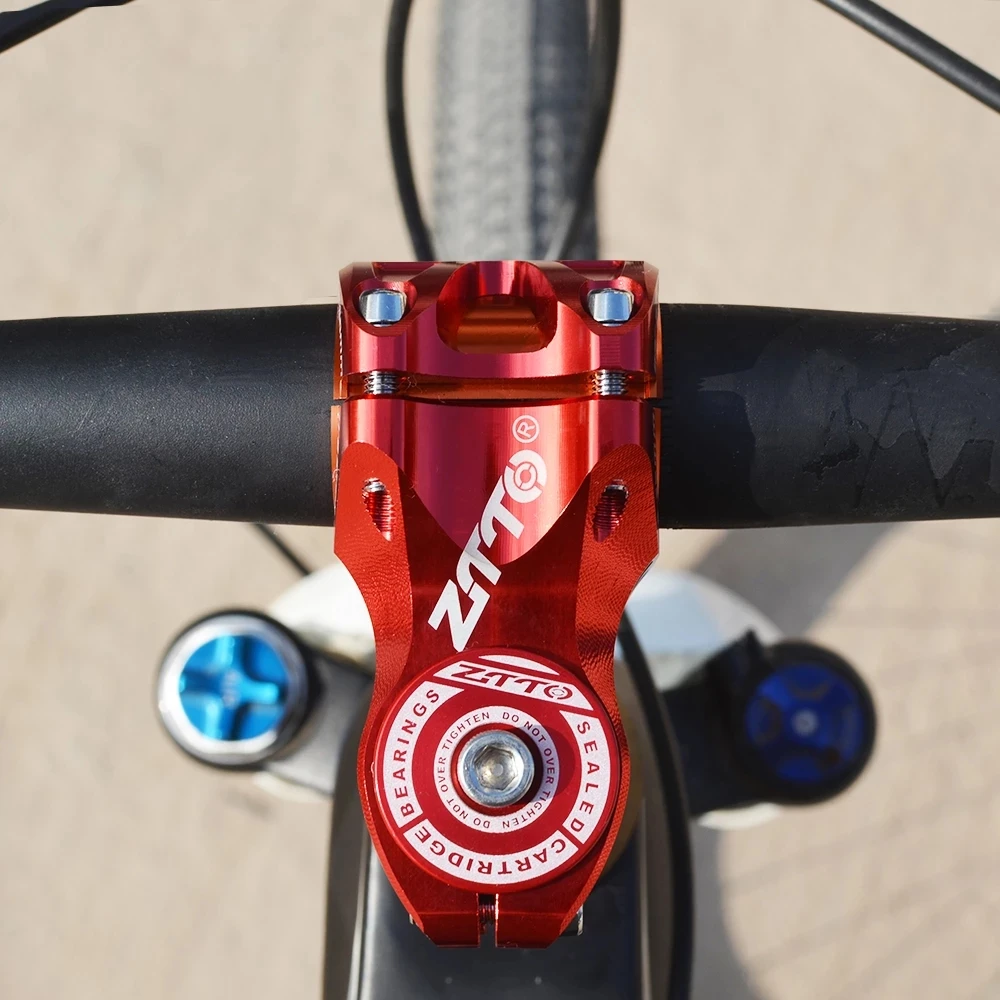 Горный велосипед ZTTO 50 мм руль CNC 35 31 8 Сверхлегкий 0 ° Rise DH AM Stem Enduro 28 6 велосипедный
