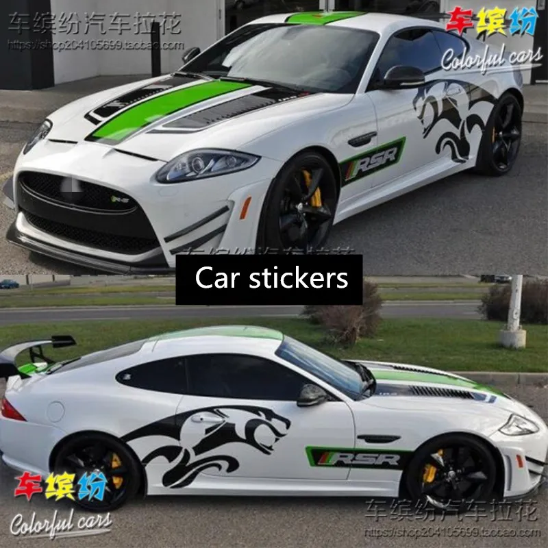 

Car stickers FOR Jaguar XE XF XJ XEL Car body decoration modified decals XFL E-PACE car body appearance customization stickers