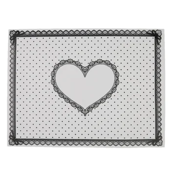 

Lace Dot Pattern Silicone Nail Art Table Mat Manicure Tool (White)