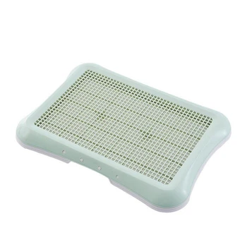 

ELEG-Plastic Pet Dog Detachable Indoor Toilet Training Pad Toilet Box Tray for Dog Litter Box