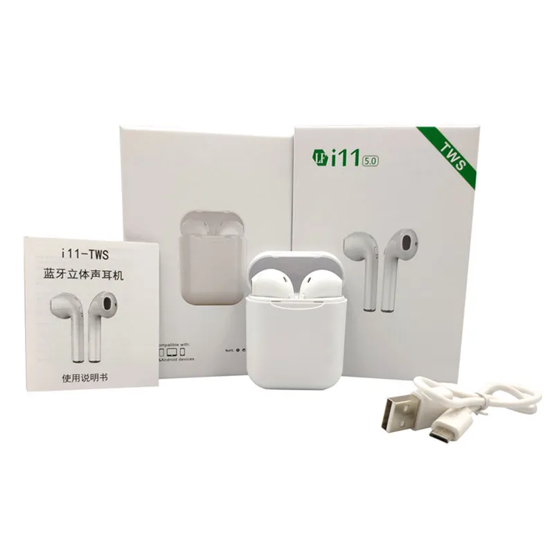 I11 TWS Bluetooth 5,0 Беспроводные наушники с голубыми зубами для Xiaomi huawei iPhone X7 samsung S6 bluetooth наушники
