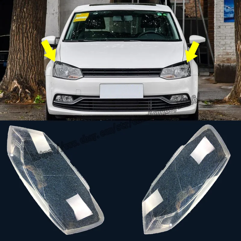 Fit For Volkswagen Polo 2011 2012 2013 2014 Headlight Lens Headlamp