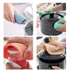 18cm Round Candy Color Waterproof Silicone Non-slip Heat Resistant Mat Cup Coaster Cushion Placemat Pot Holder Kitchen Accessory ► Photo 3/6