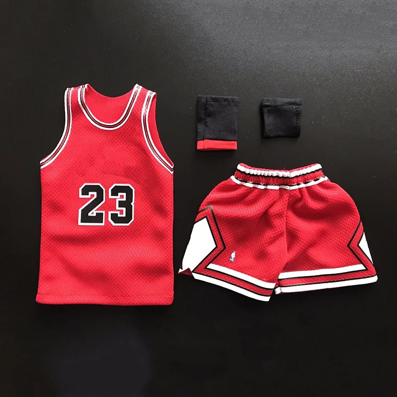 

1/6 Scale Basketball Star 23th White Sports clothes Team Clothes Clothing Suit Set Model for 12''Action Figure Body