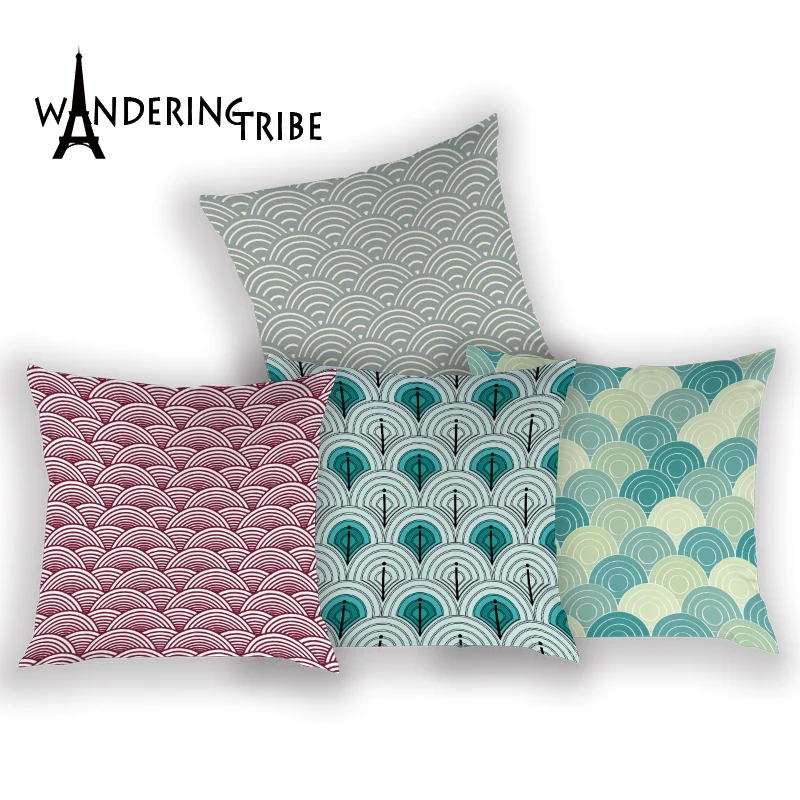 Geometric Line Cushion Covers Bohemian Stripe Style Home Decorative Pillows Case Print Cushions Cover Car Pillowcase Kissenbezug | Дом и сад