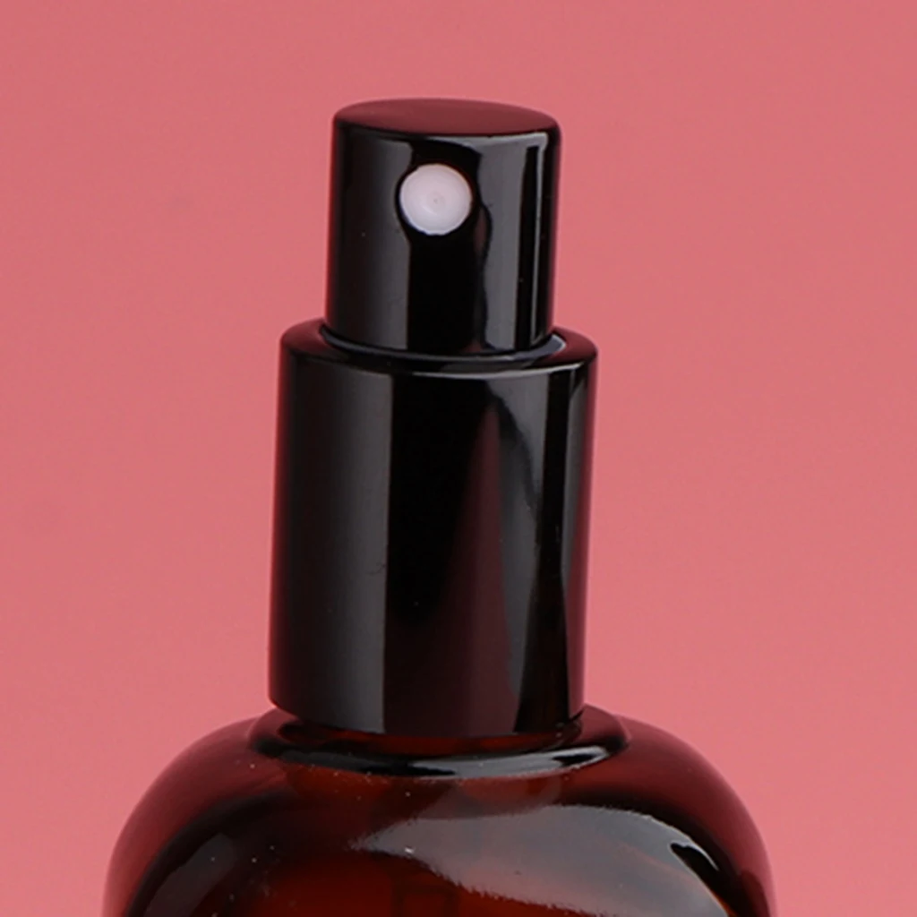 4x Empty Glass Cosmetics Bottles Pump Spray Bottles Fine Mist Sprayer Containers for Travel Refillable, 50ml and 100ml