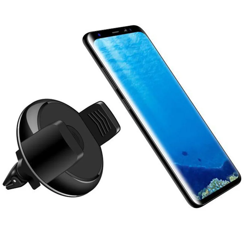 

Car Air Vent Clip Phone Holder Wireless Charging Mount Bracket Charger for Smartphone AS99