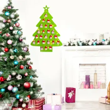 

Christmas Lighted Felt Calendar Pendant Clip String Calendar Christmas For Christmas Tree Decoration