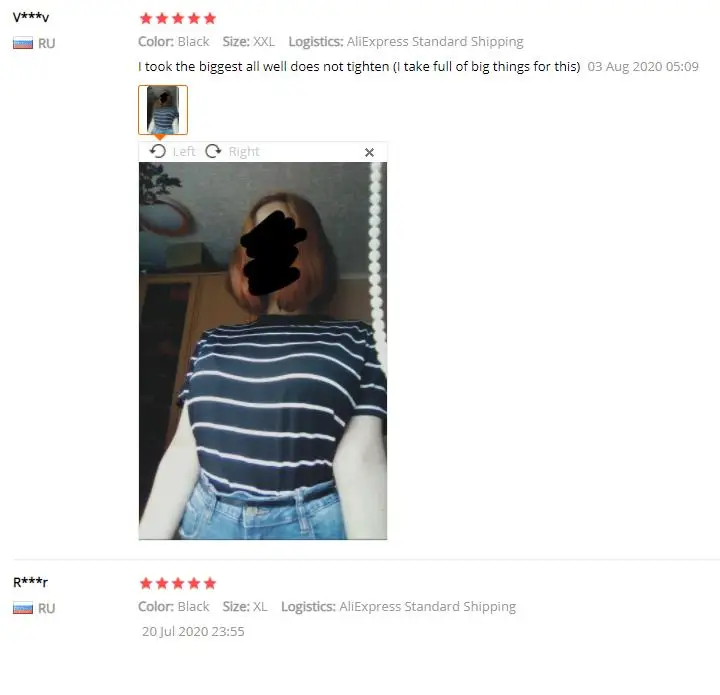 Женская футболка в полоску черная или белая большого размера с коротким рукавом