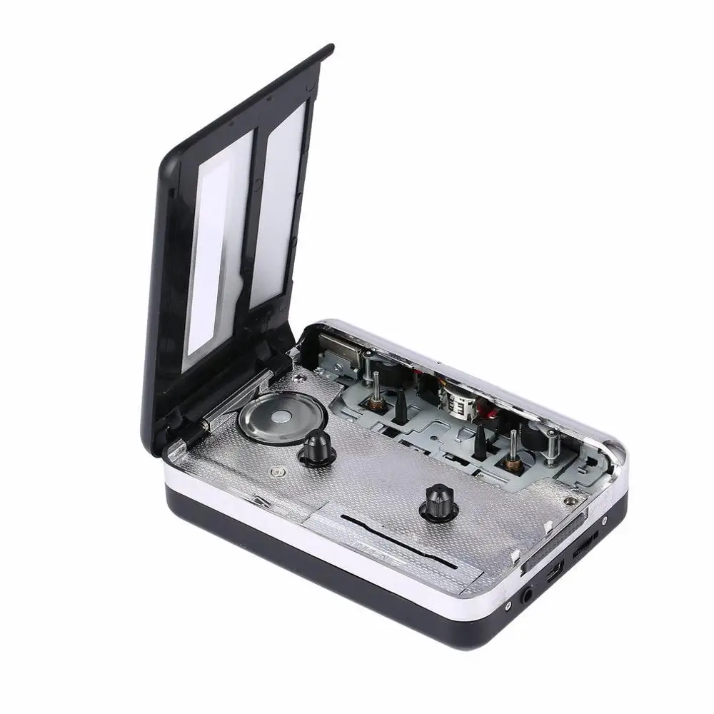 USB2.0 Portable Tape to PC Super Cassette to MP3 Audio Music CD Digital Player Converter Capture Recorder + Headphones